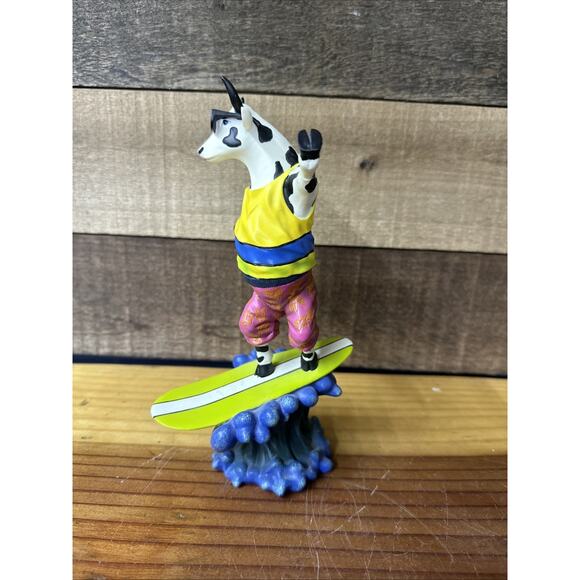 Vintage 2002 Retired Cow Parade Cowabunga Limited Edition -flaw - Picture 3 of 6